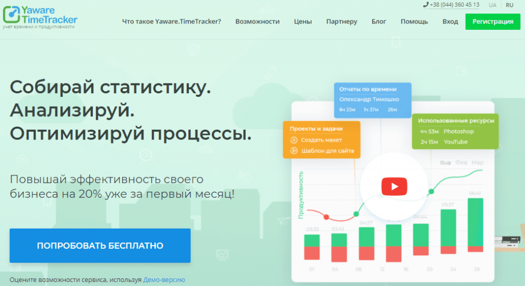 истема наблюдения за сотрудником