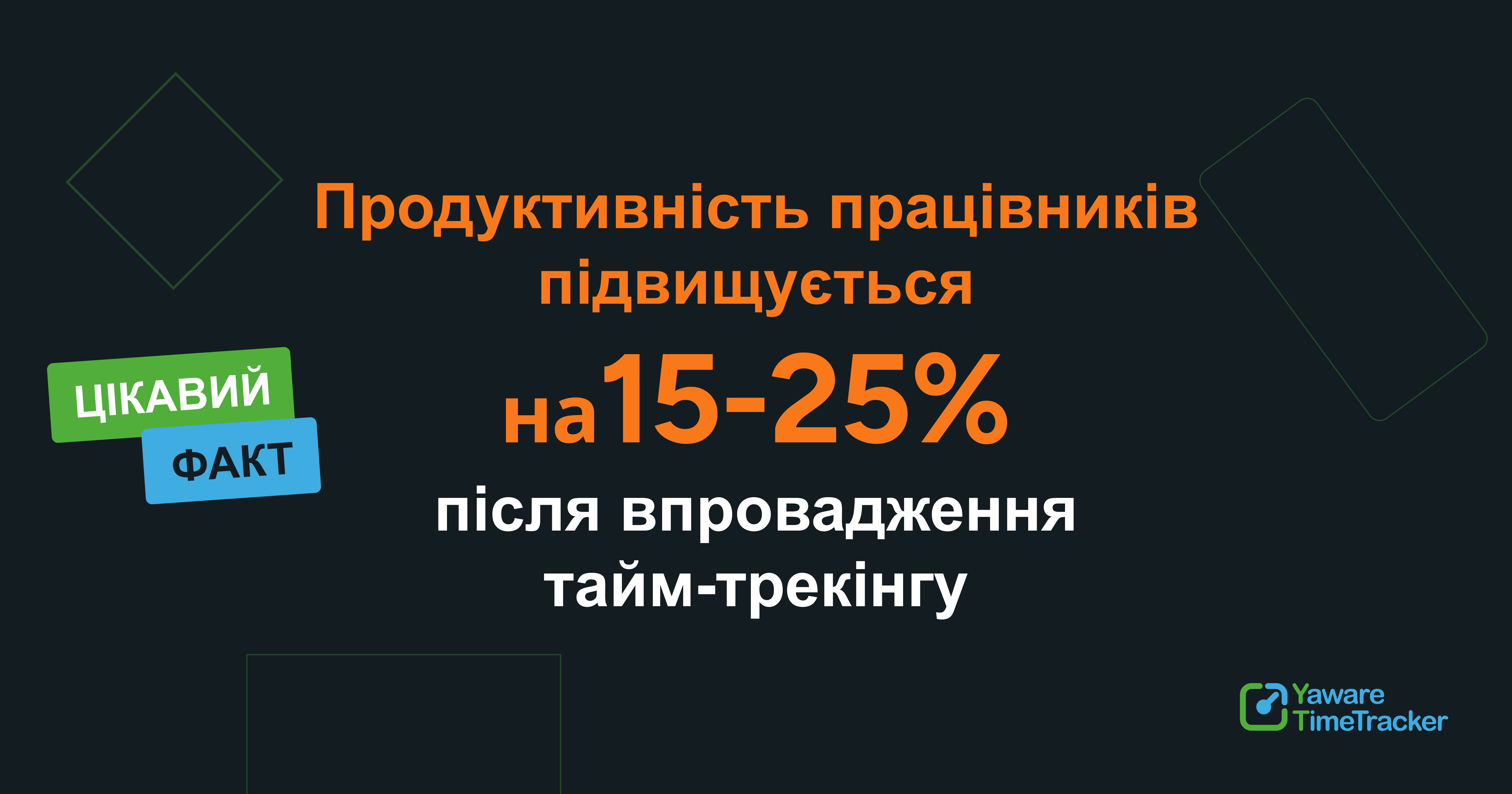 Тайм трекінг для підвищення ефективності роботи команди - Yaware.TimeTracker.