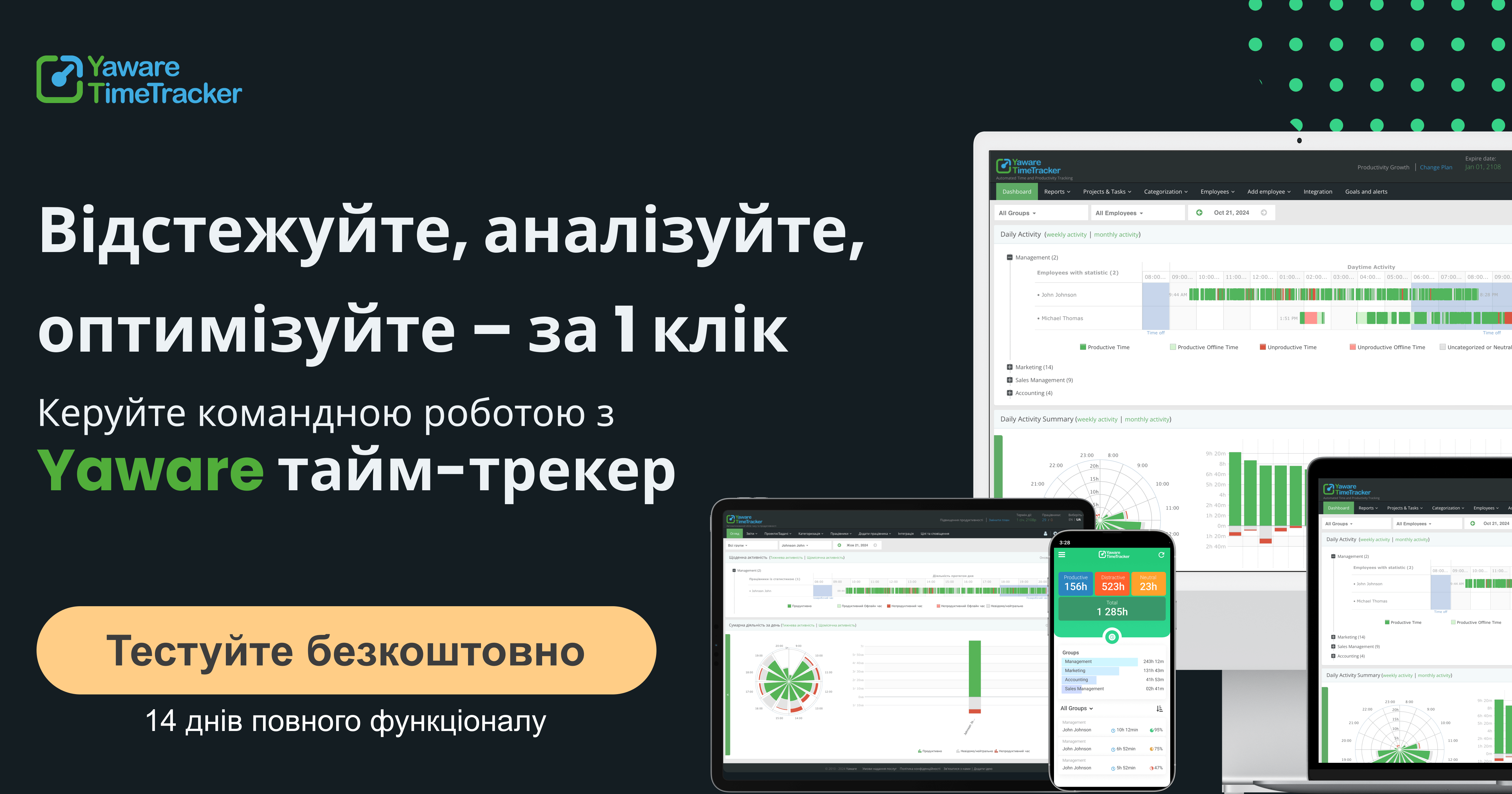 Очікувані результати впровадження обліку робочого часу