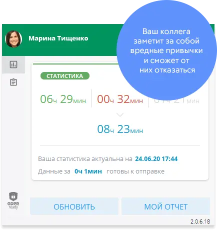 система контроля рабочего времени